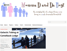 Tablet Screenshot of mommadanddaboyz.net